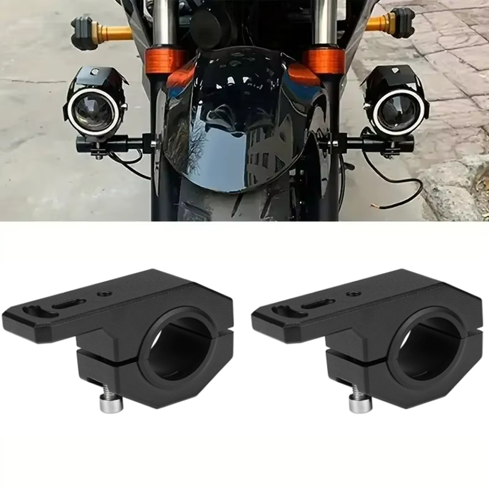 Xtreme Mountain Biking - 2pcs Motorcycle Mounting Bracket Headlight Spotlight