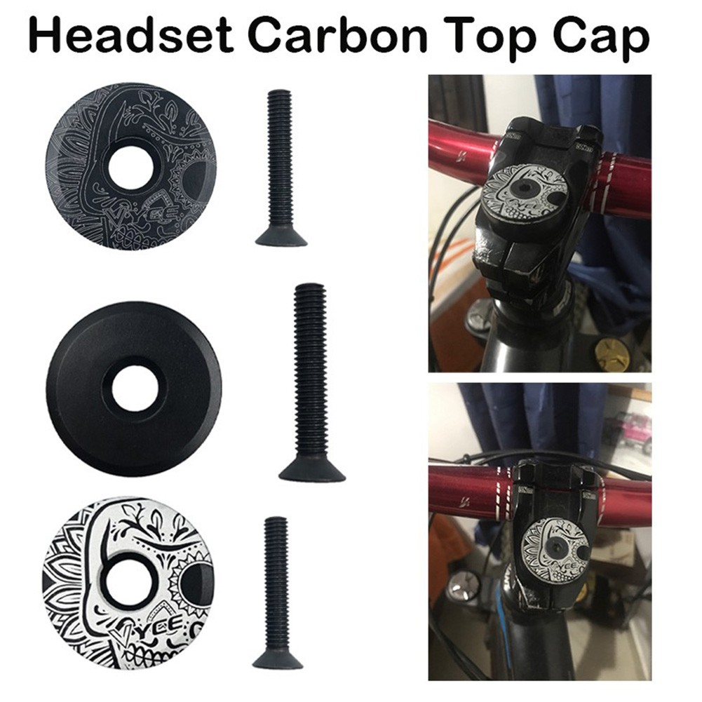 No Logo Bike Headset Cap Bicyc - Mountain Biking Logo ulasan dan harga