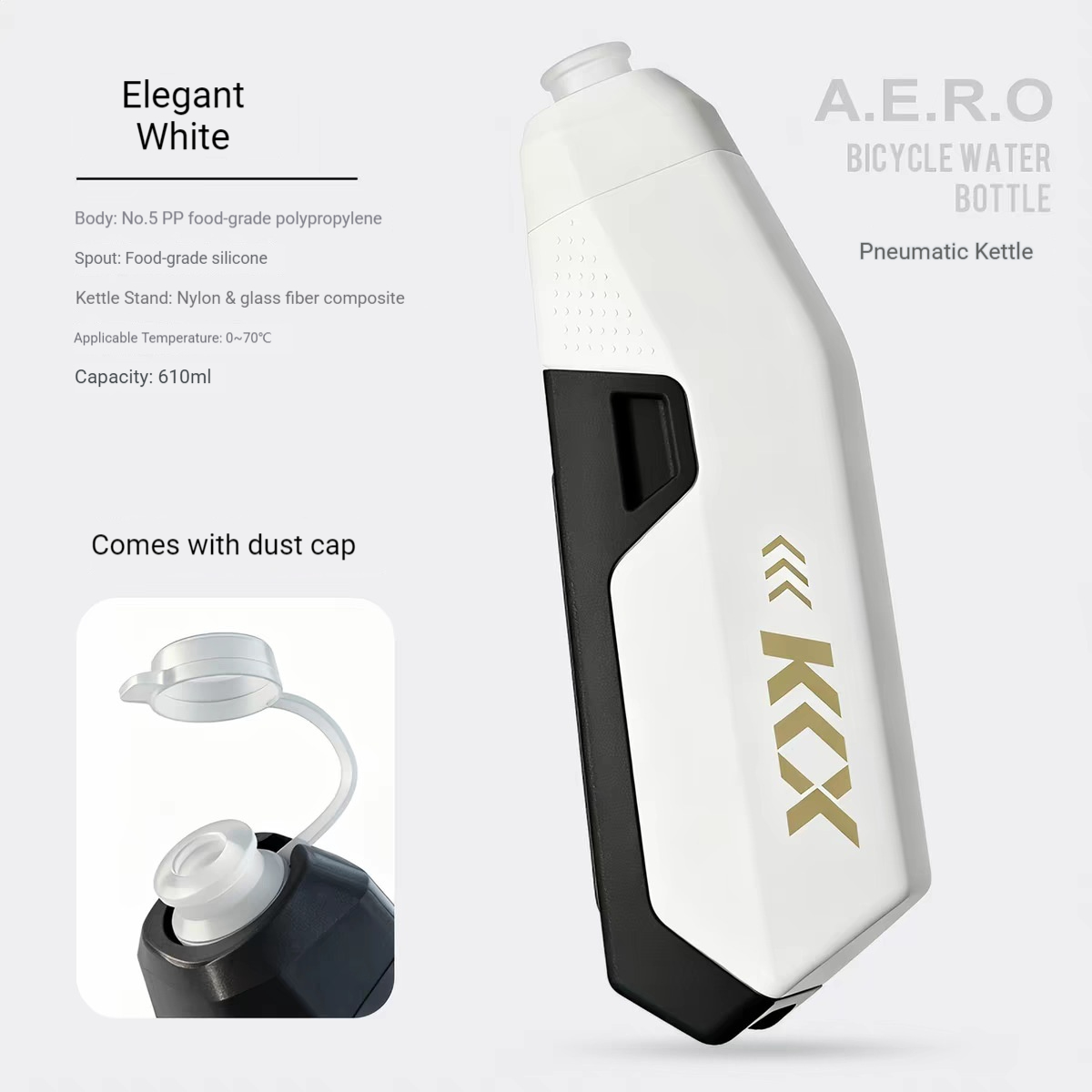 610ML Large Capacity Aerodynam - Mountain Biking Water Bottle ulasan dan harga
