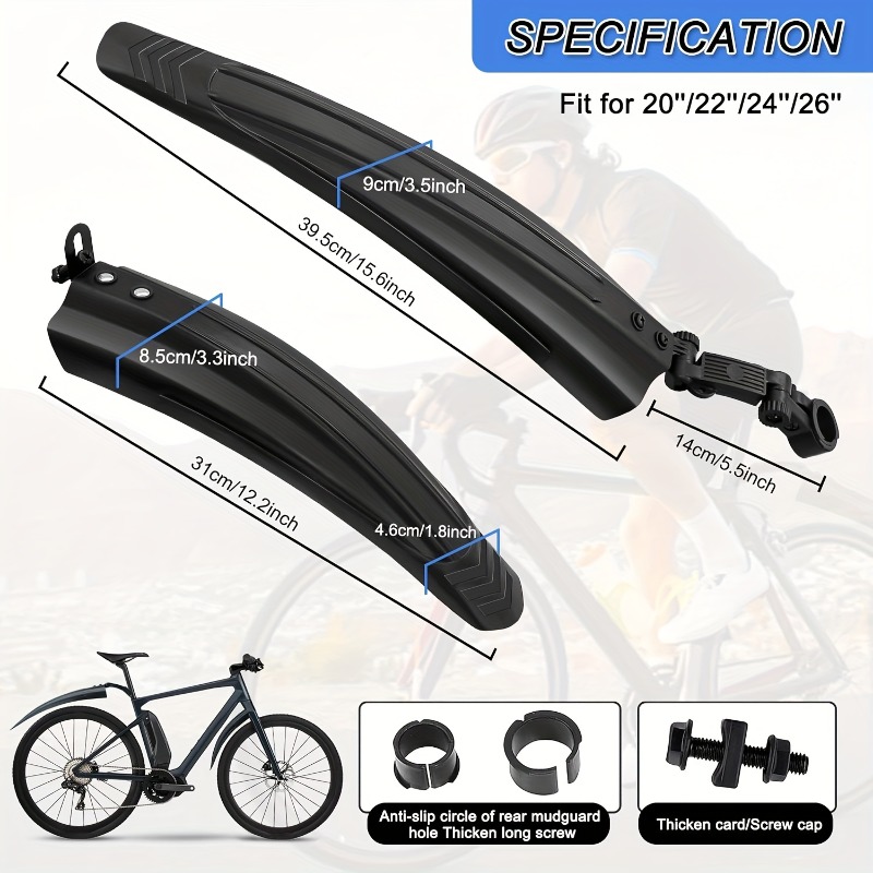 1Set Bike Mudguard Set Bicycle - Mountain Biking Stuff ulasan dan harga