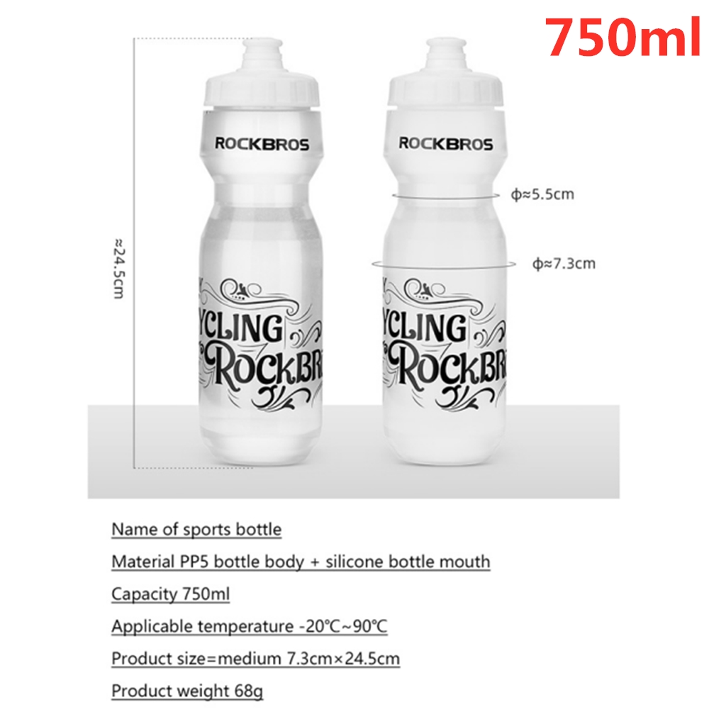 ROCKBROS 750ml Bicycle Water B - Mountain Biking Water Bottle ulasan dan harga