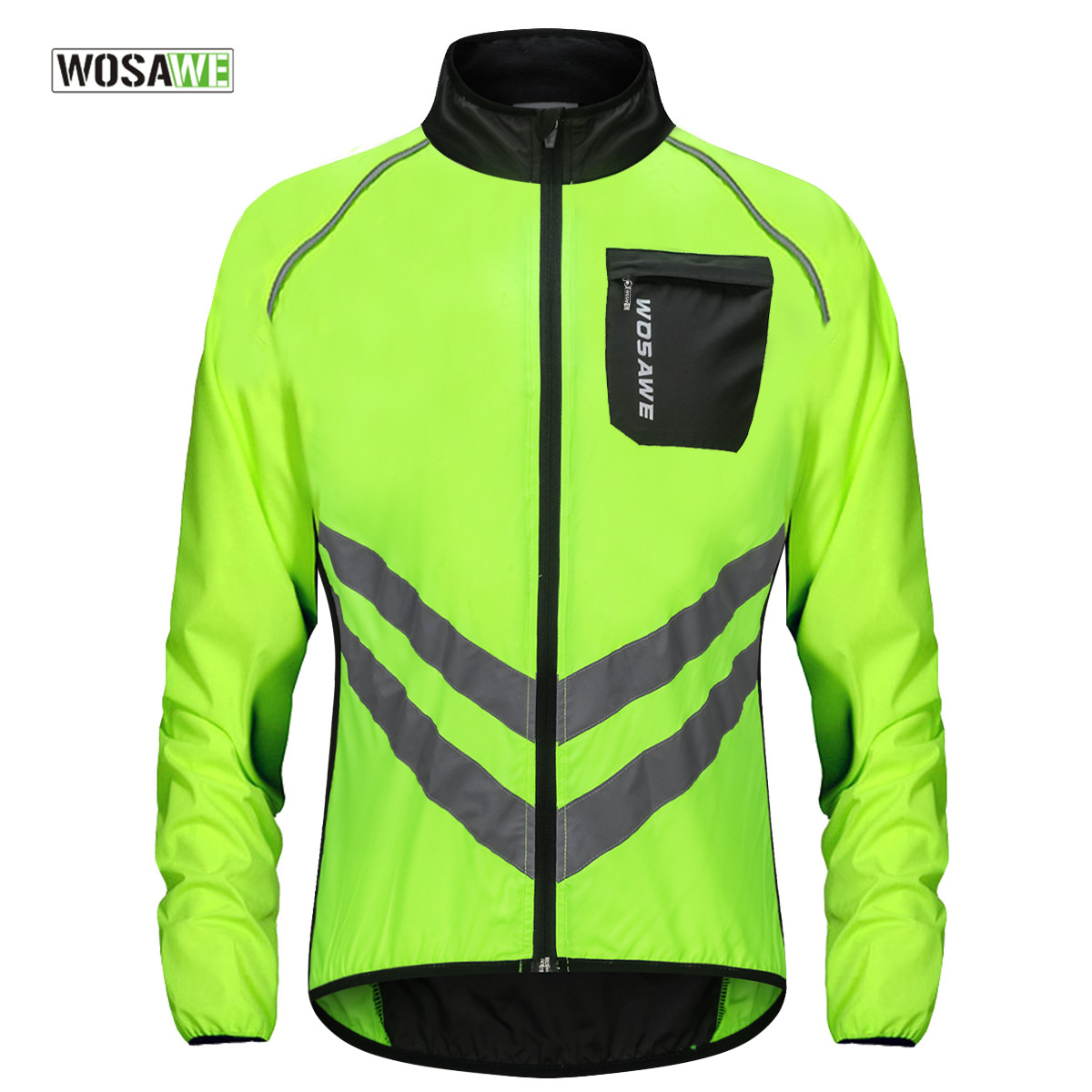 WOSAWE Cycling Rain Jacket Hig - Mountain Biking Rain Jacket ulasan dan harga