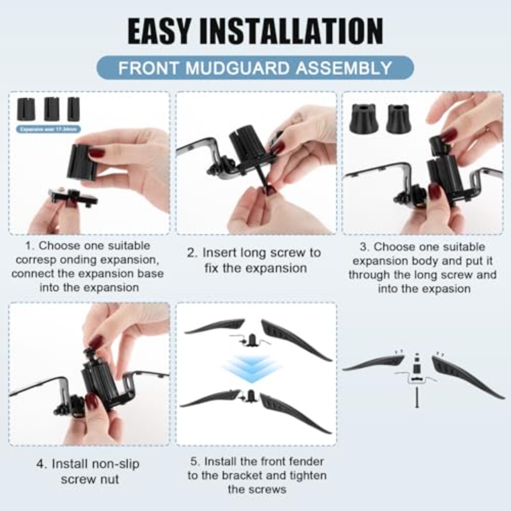 Bike Mud Guard Set Front & Rea - Mountain Biking Stuff ulasan dan harga