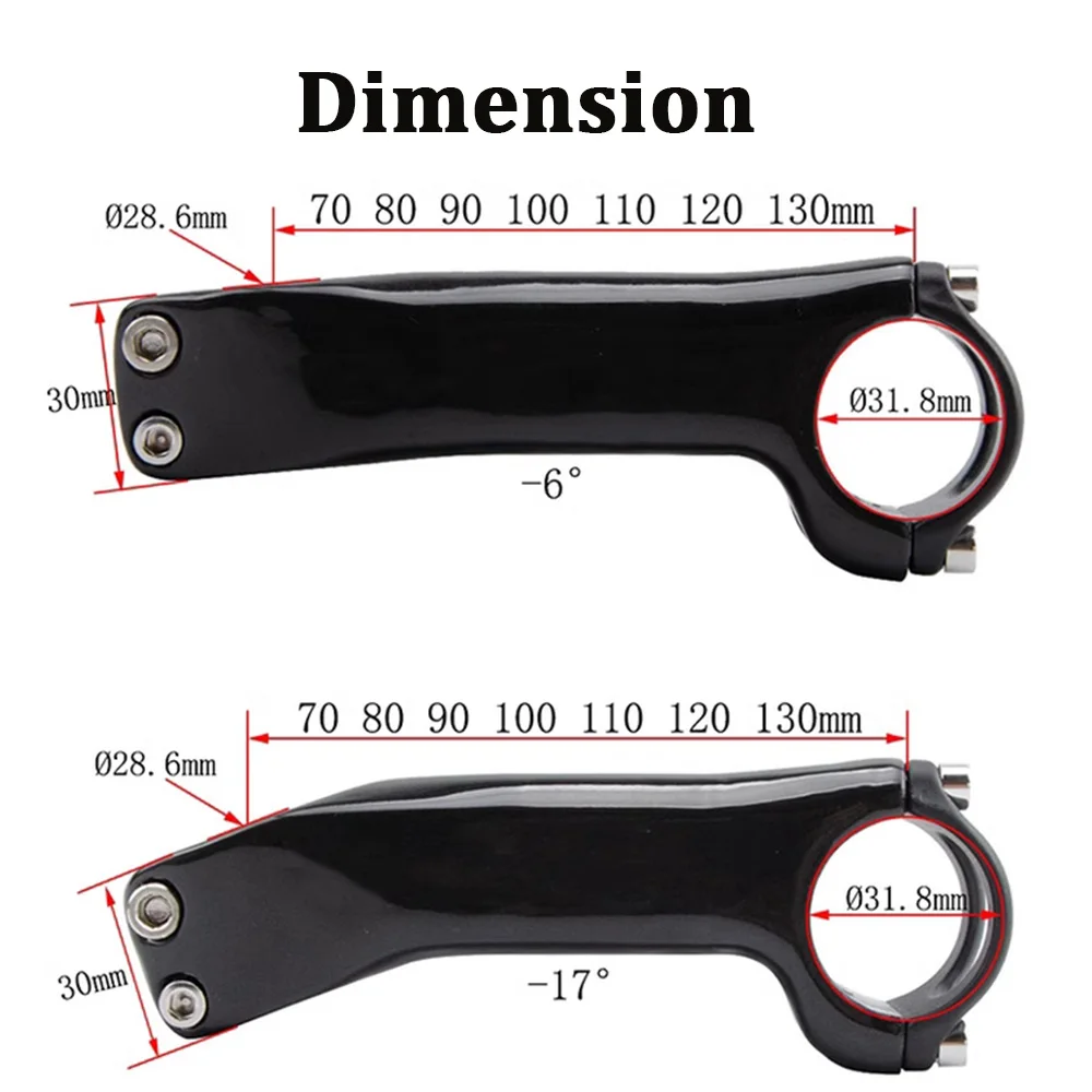 ASIACOM Full Carbon Stem -6°/1 - Mountain Biking Logo ulasan dan harga