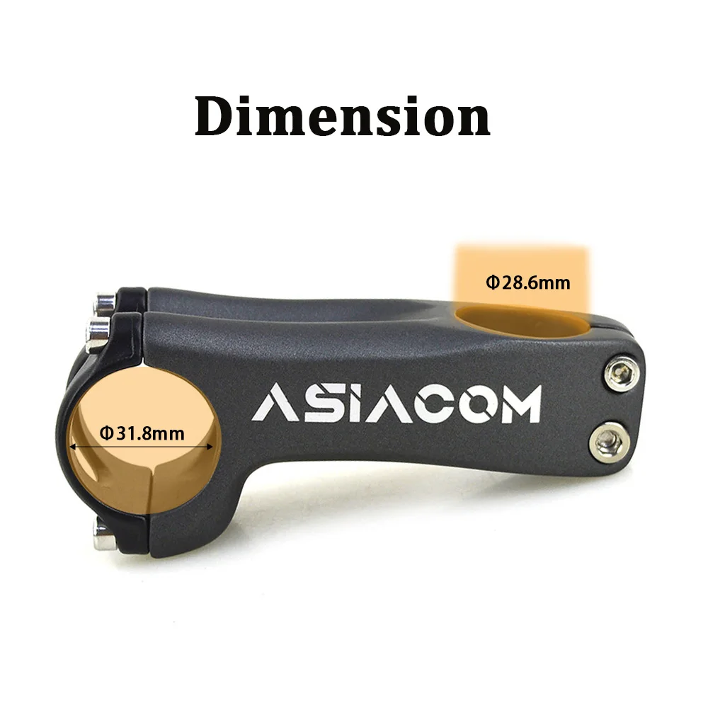 ASIACOM Full Carbon Stem -6°/1 - Mountain Biking Logo ulasan dan harga